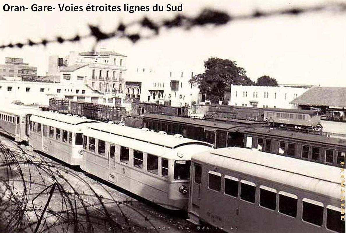 Oran - Gare PLM- Voies etroites des lignes du Sud.jpg